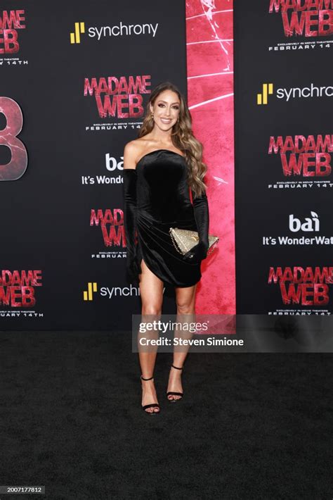 britt baker madame web|Britt Baker At Madame Web Premiere, Johnny Loves Taya .